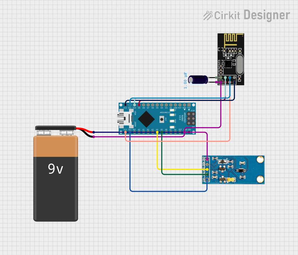 Image of HAND GESTURE CAR FOR HAND: A project utilizing GY-30 BH1750FVI Digital Light Intensity Illumination Sensor in a practical application