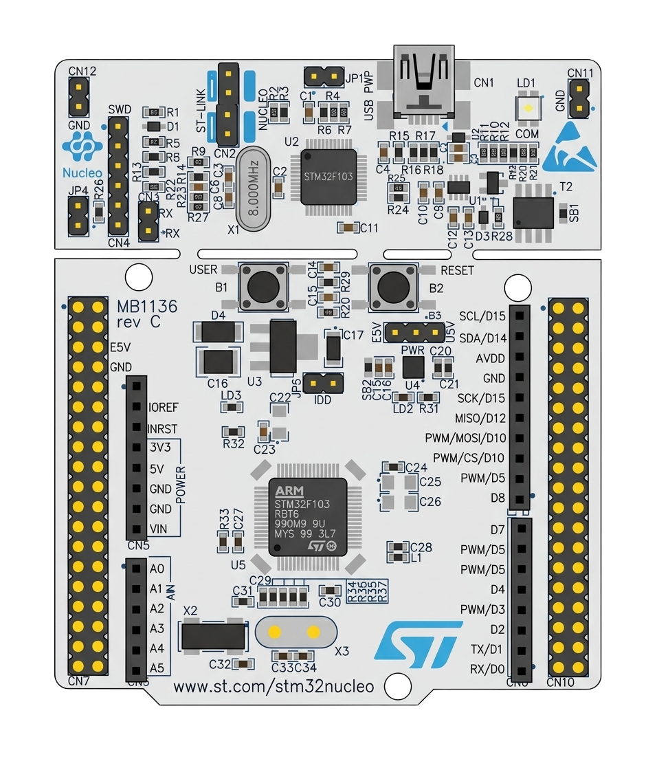 Image of STM32F103RB