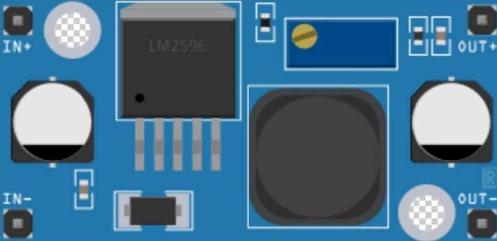 Image of LM2956 Buck Converter DC-DC