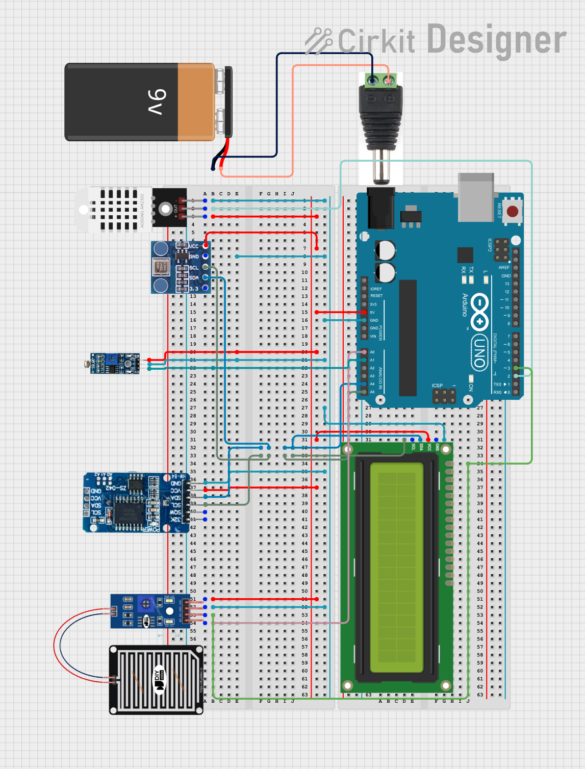 Image of weather station: A project utilizing Humidity and Temperature Sensor (RHT03) in a practical application