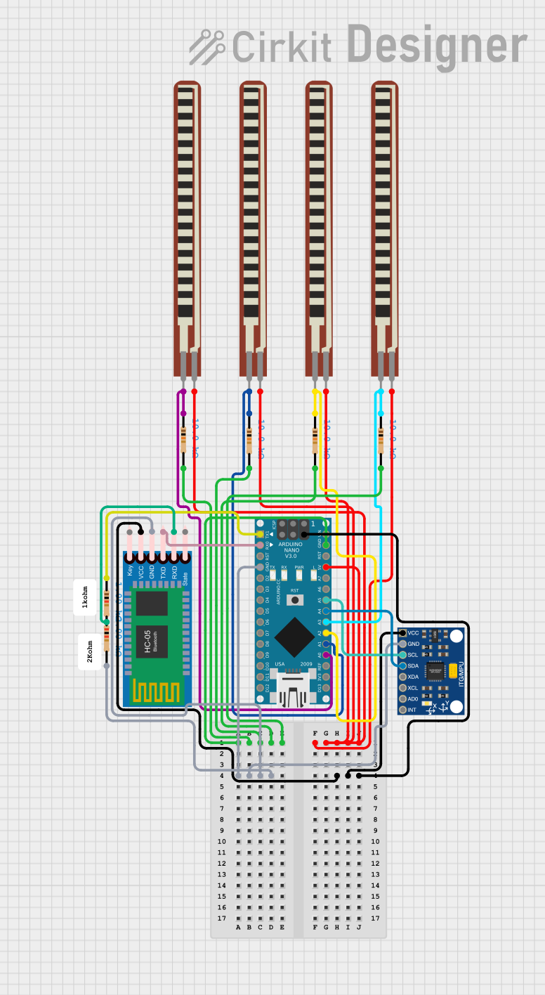 Image of military designed specialzed glove: A project utilizing 2.2 inch Basic Flex Resistor in a practical application