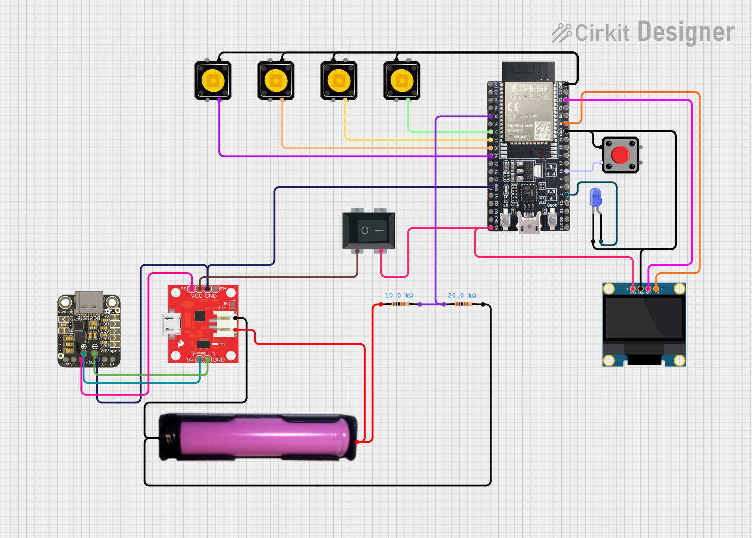 Image of Bluetooth Page Turner: A project utilizing Uh-oh Battery Level Indicator Kit in a practical application