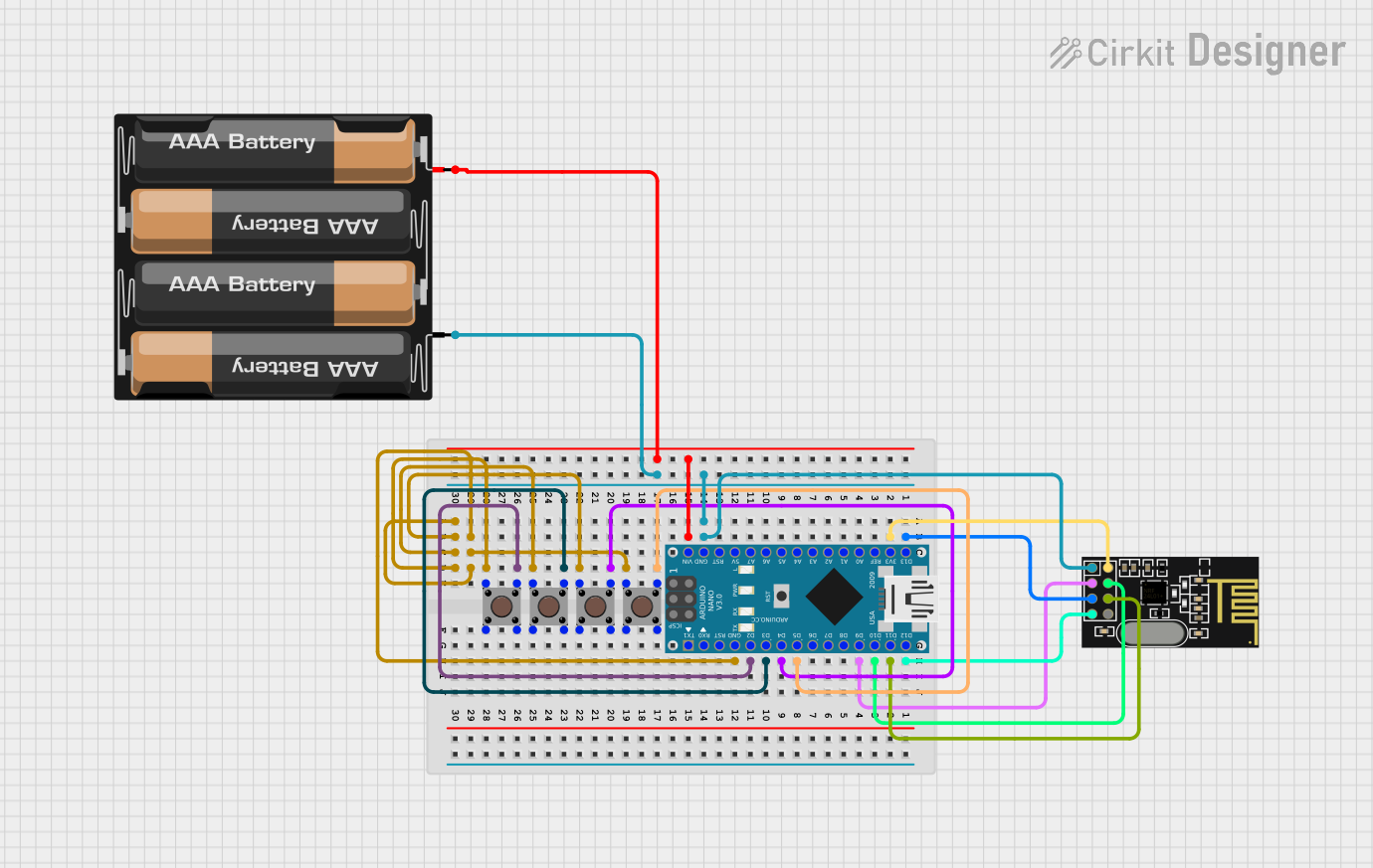 Image of P.T.S CAR , REMOTE , ADVANCE , FINAL V1: A project utilizing Adafruit nRF52840 CLUE in a practical application