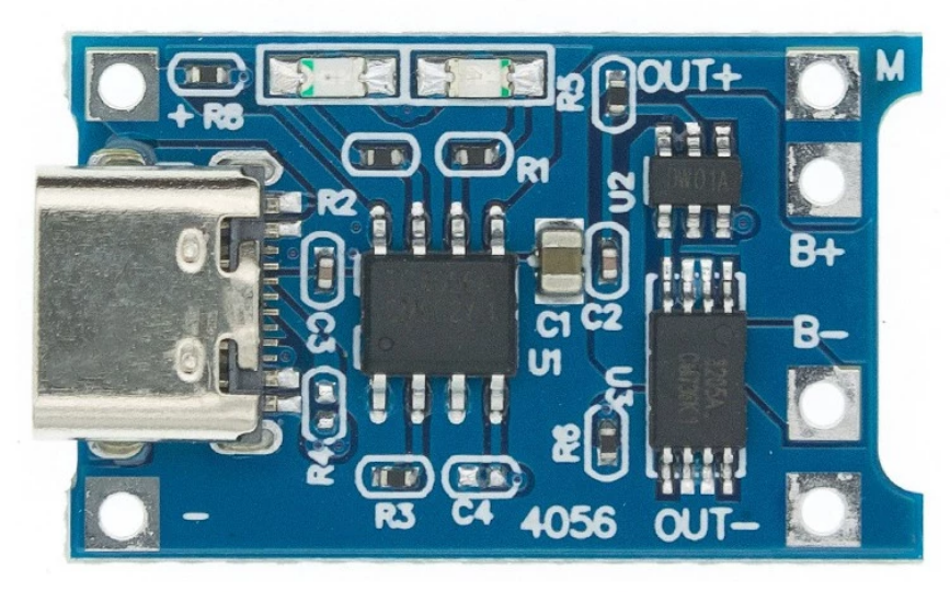 Image of TP4056 - USB-C 5V 1A 18650