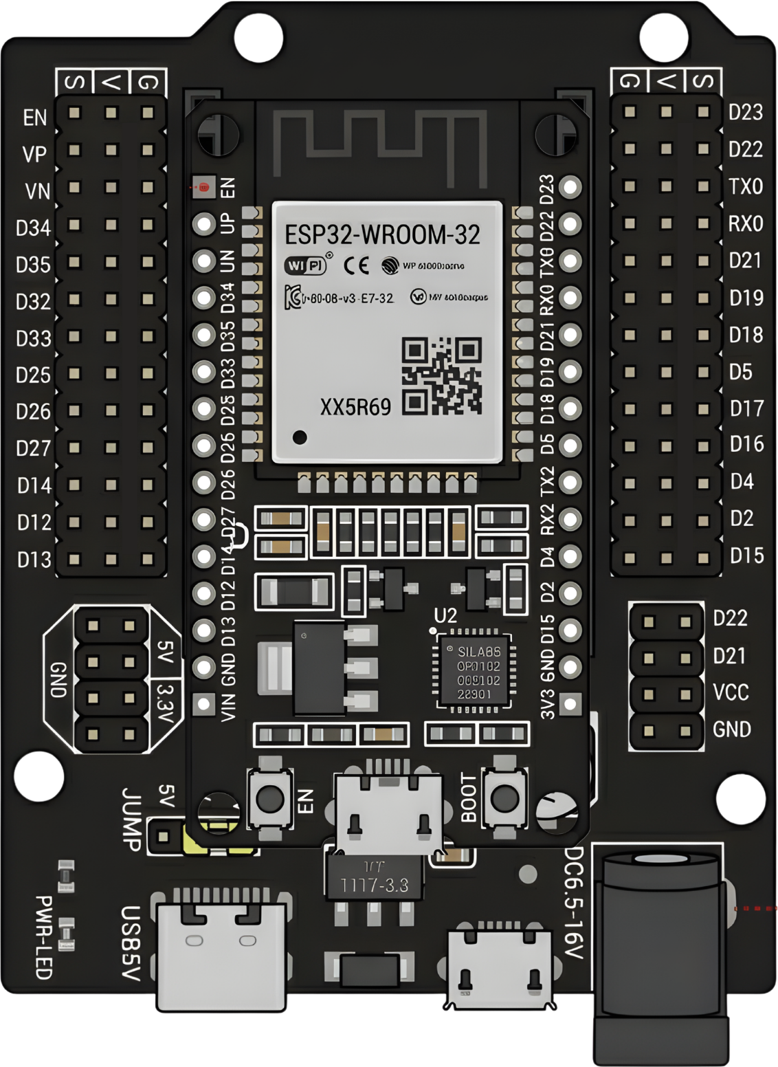 Image of ESP32 with Expansion Board