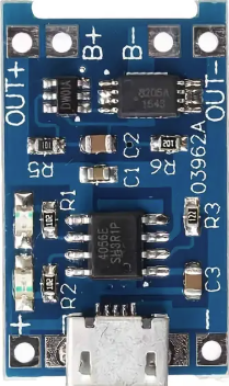 Image of 18650 Battery Charger Board - 1S 1A with protection, Type C