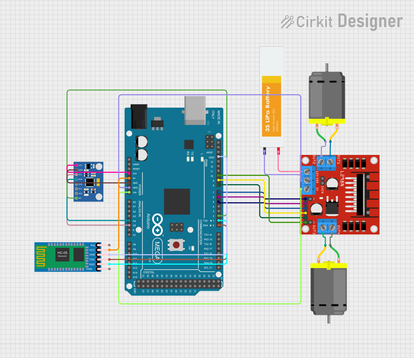 Image of selfbalancing: A project utilizing Adafruit DRV2605L in a practical application