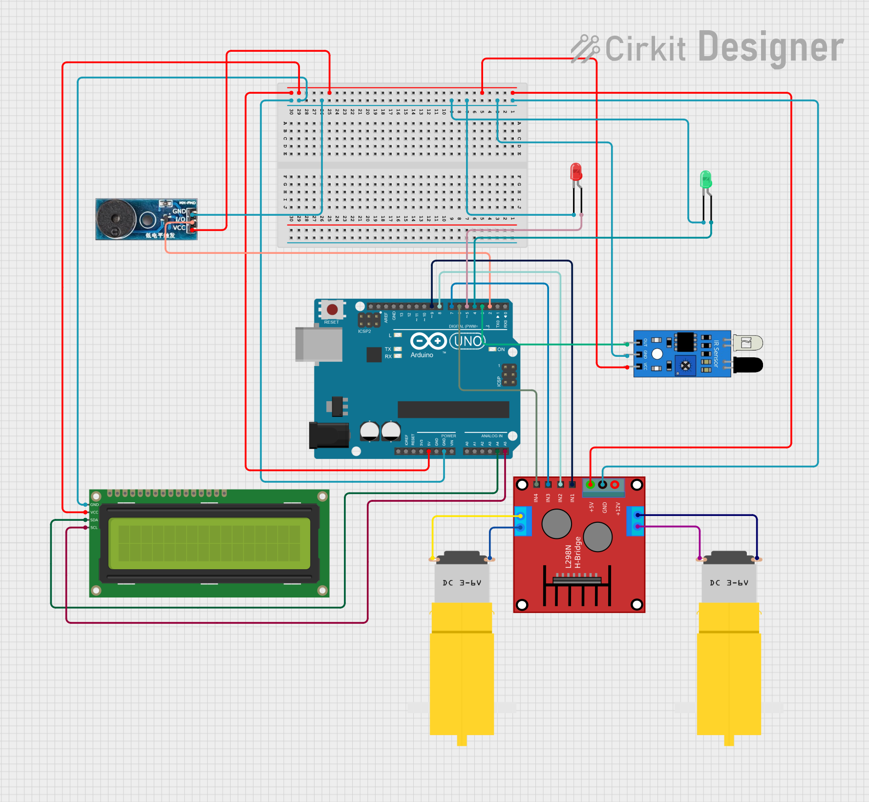 Image of fire detctor: A project utilizing FLAME SENSOR  in a practical application