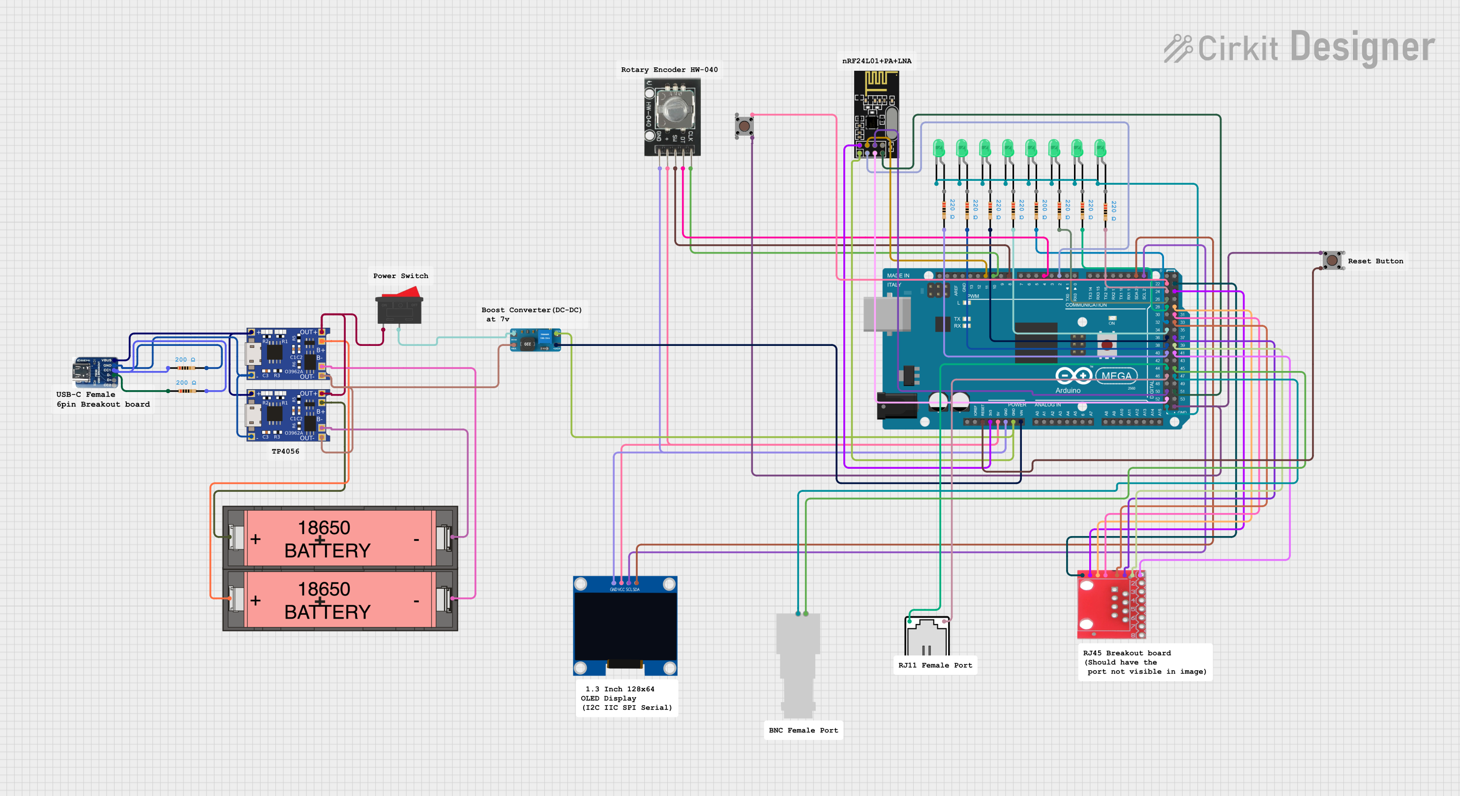 Image of Tester: A project utilizing ENC28J60 MINI in a practical application