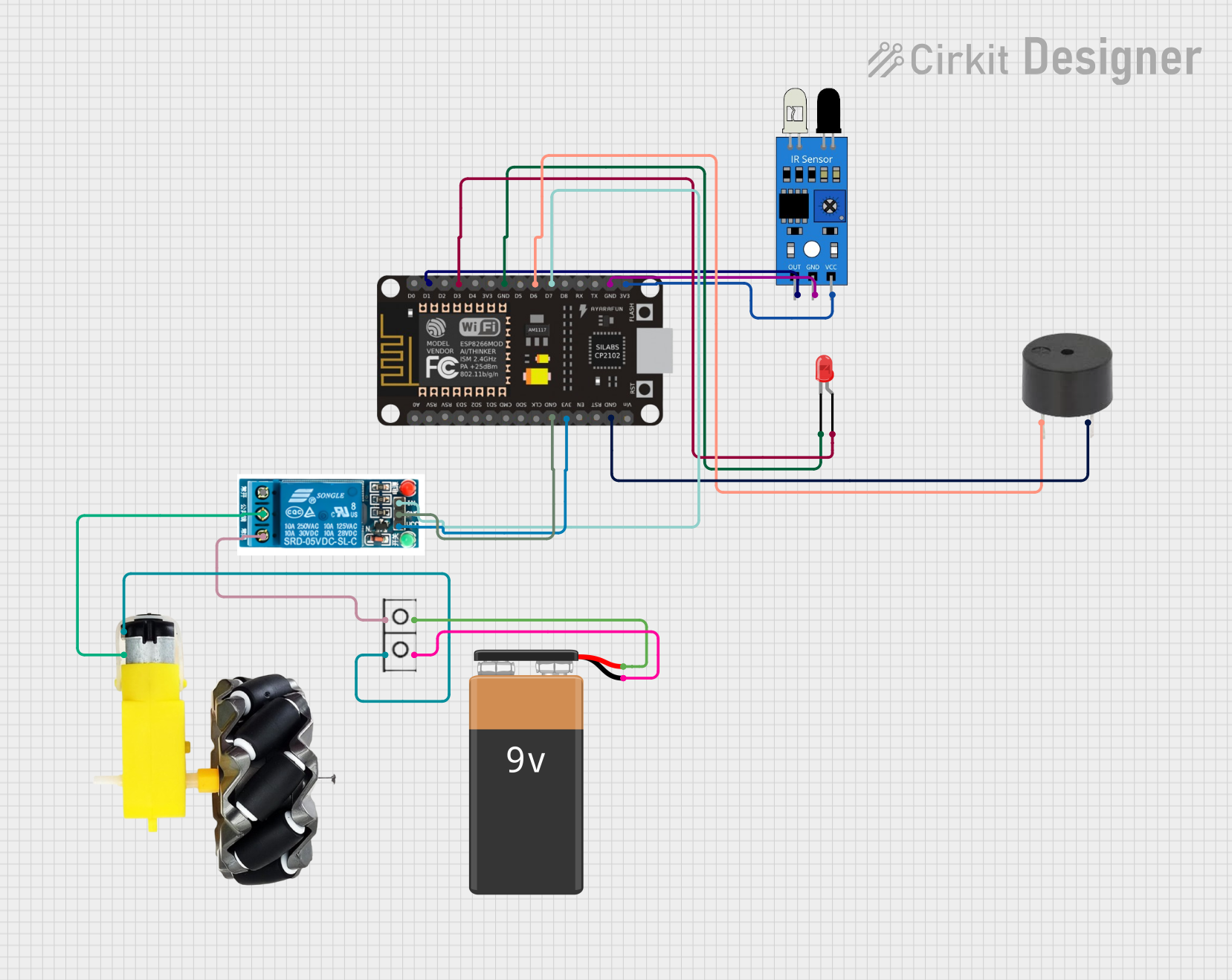 Image of Sem3: A project utilizing  IR Obstacle Sensor Module in a practical application