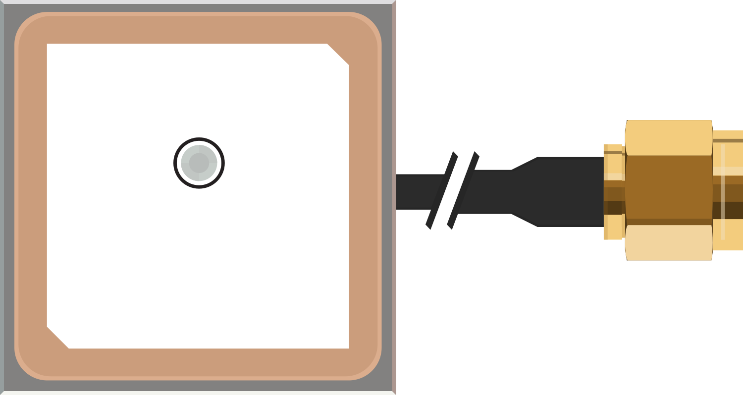 Image of Antenna GPS Embedded SMA