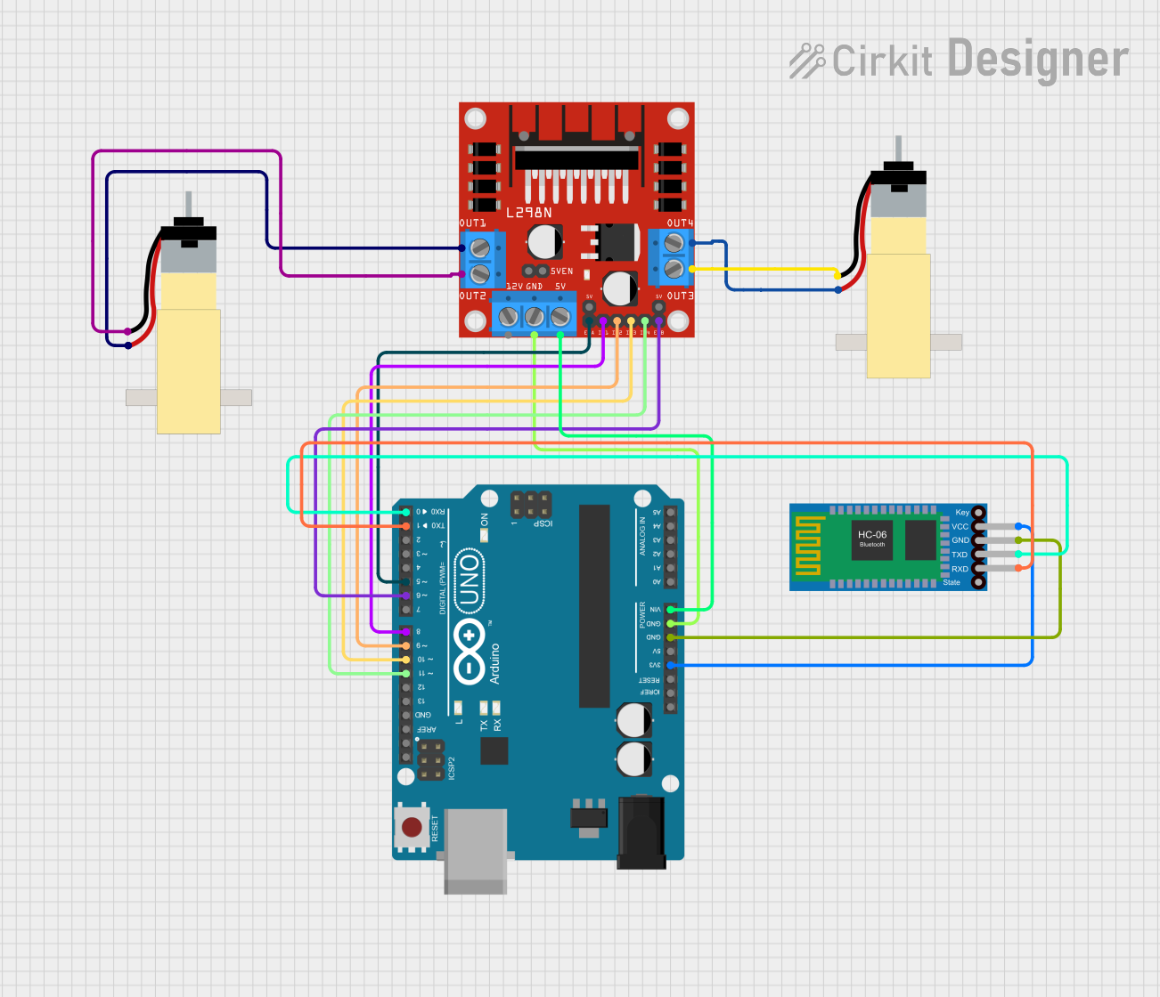 Image of car_1: A project utilizing motor(forward/Reverse) in a practical application