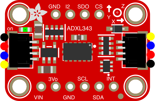 Image of Adafruit ADXL343 STEMMA QT
