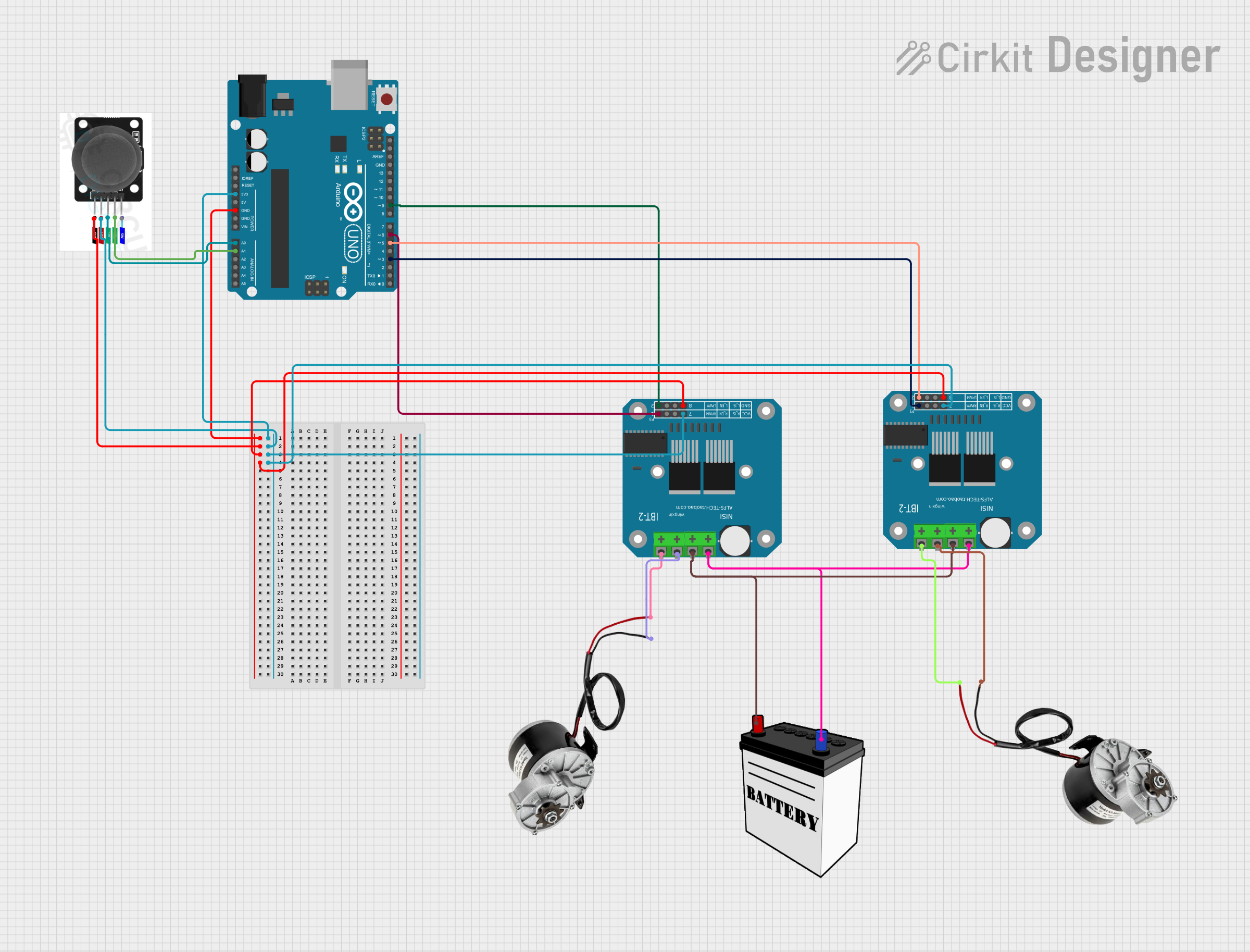 Image of wheel chair: A project utilizing BTS 7960 Dual Channel DC Motor Drive Module H Bridge Motor Driver Board Speed Controller in a practical application