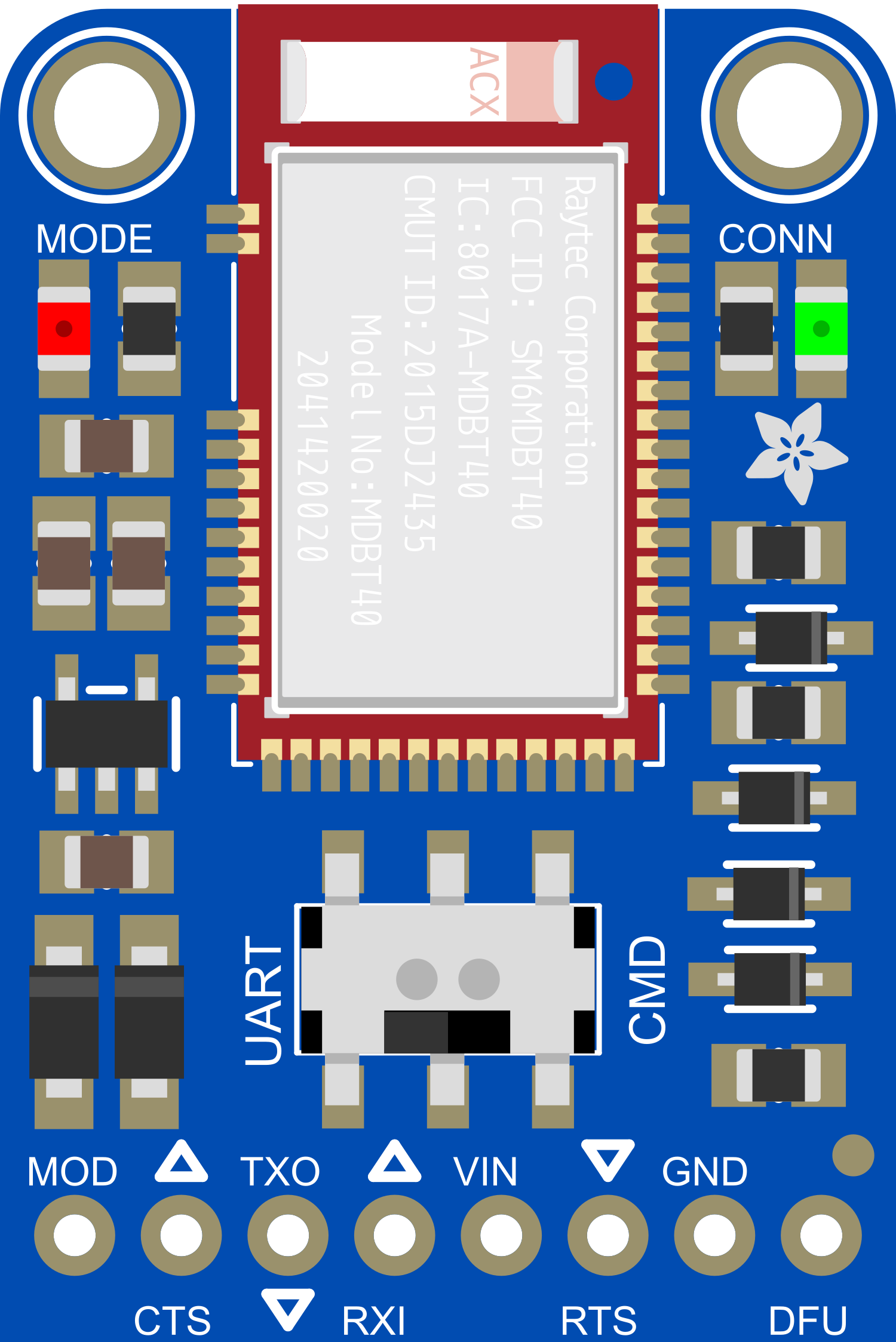 Image of Adafruit Bluefruit LE UART Friend