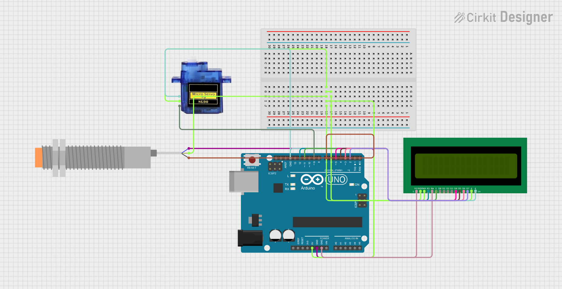 Image of metal display: A project utilizing Metal touch sensor in a practical application