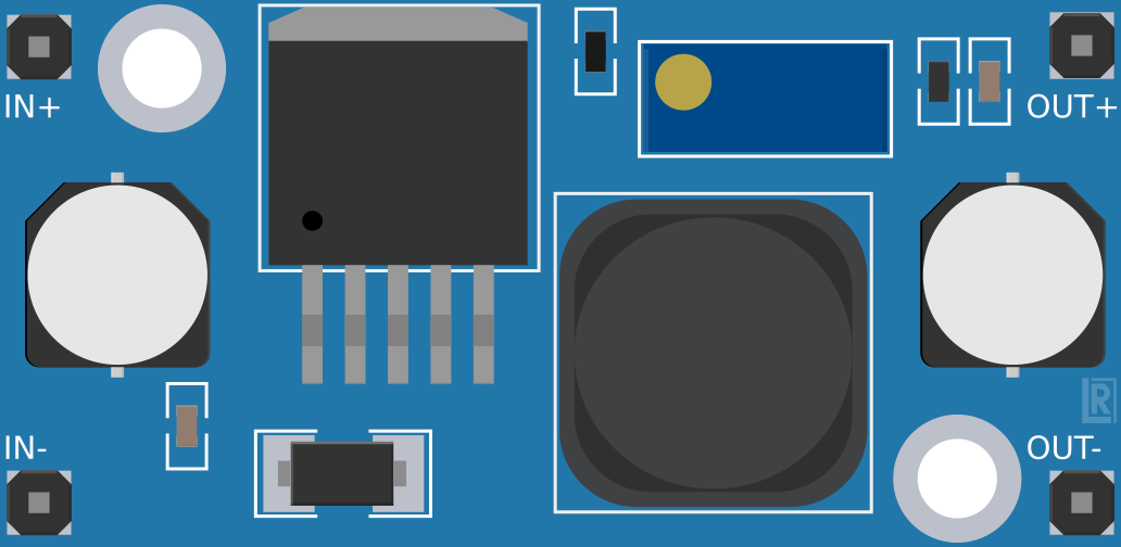 Image of LM2596 Step Down Module