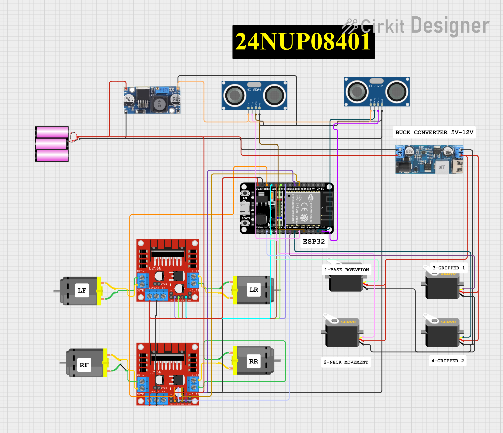 Image of IRC ROBOTICS 12thians: A project utilizing Massive Esp32 RC in a practical application