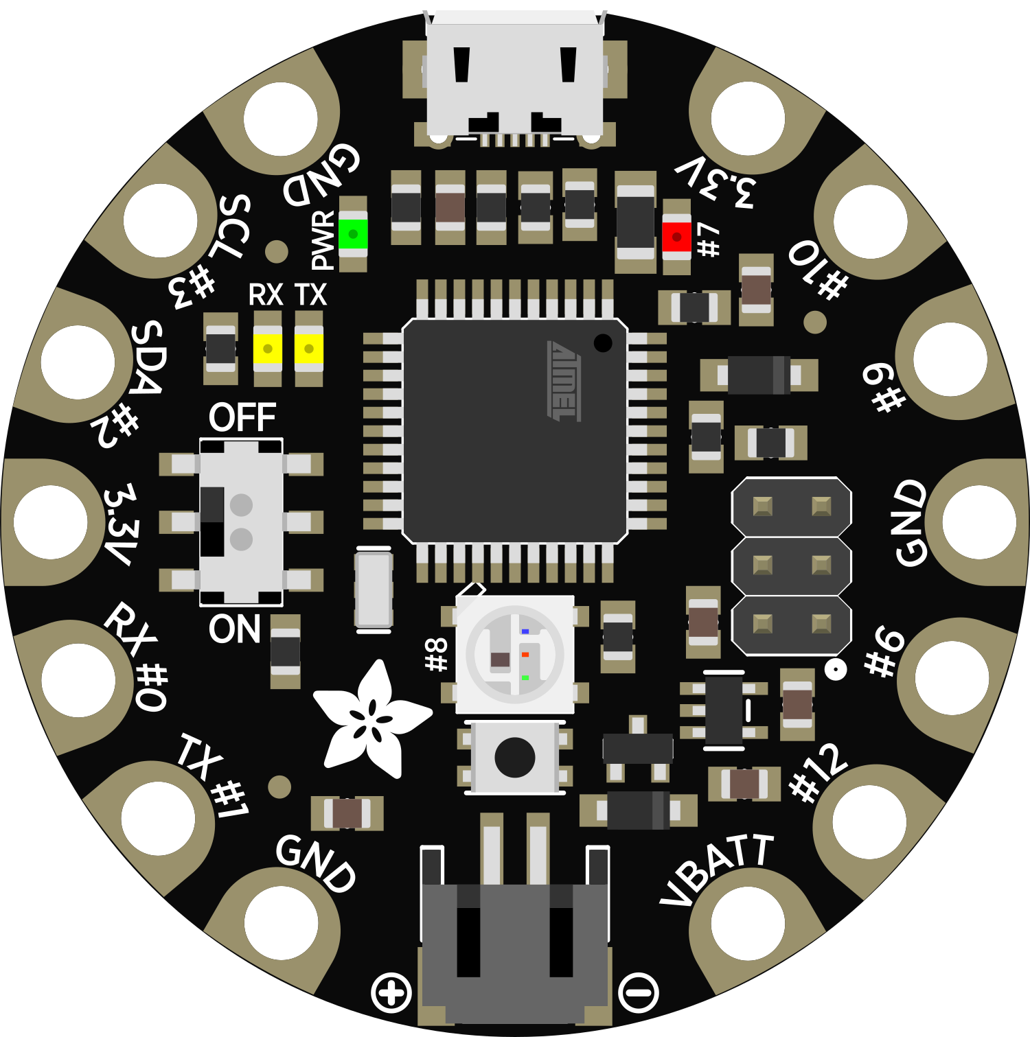 Image of Adafruit Flora v3