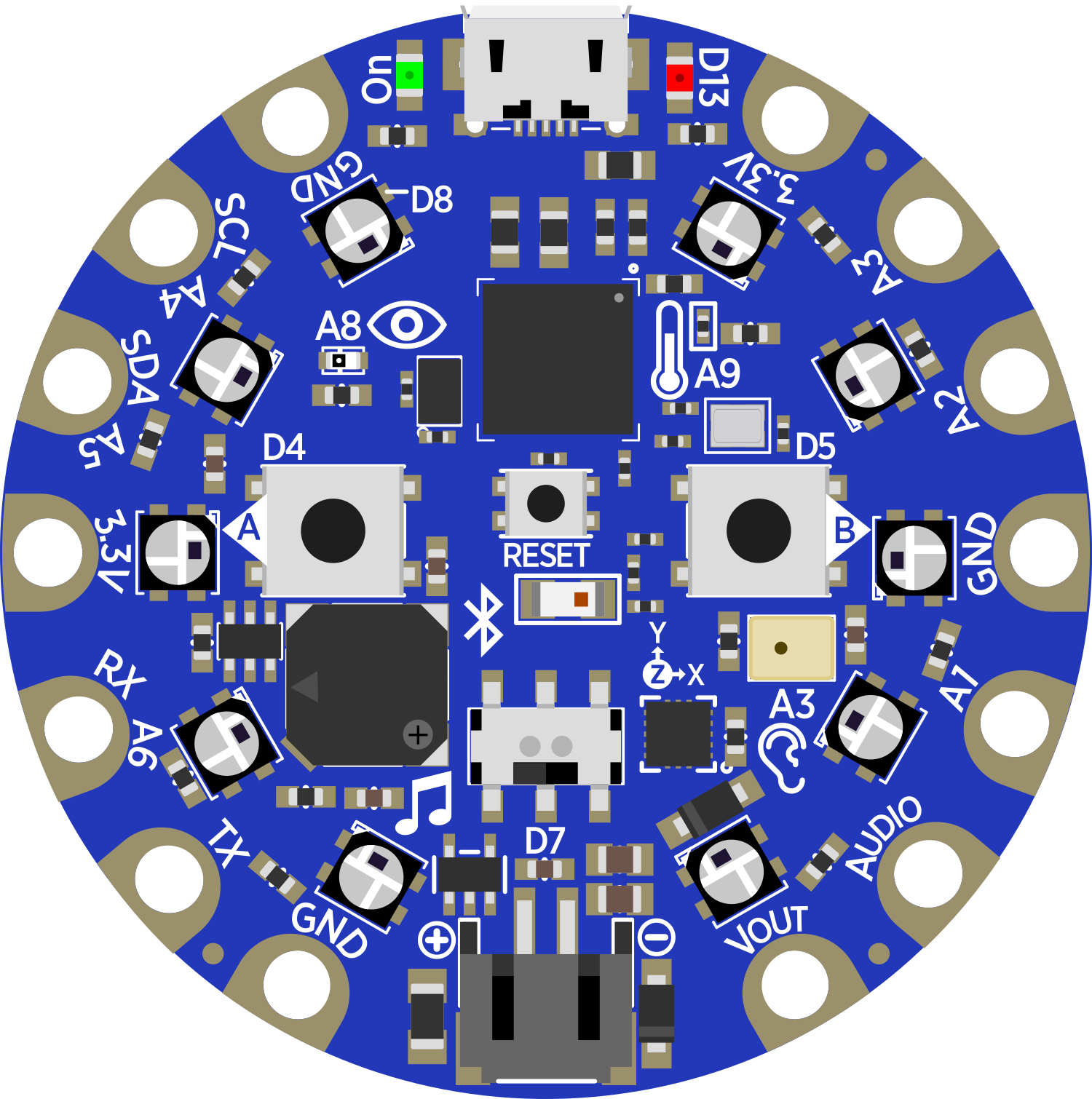 Image of Adafruit Circuit Playground Bluefruit