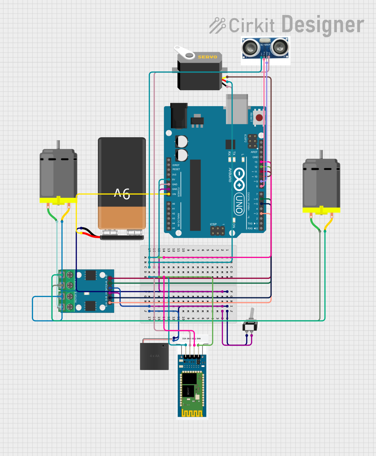Image of 자동차: A project utilizing zk-smc02 in a practical application