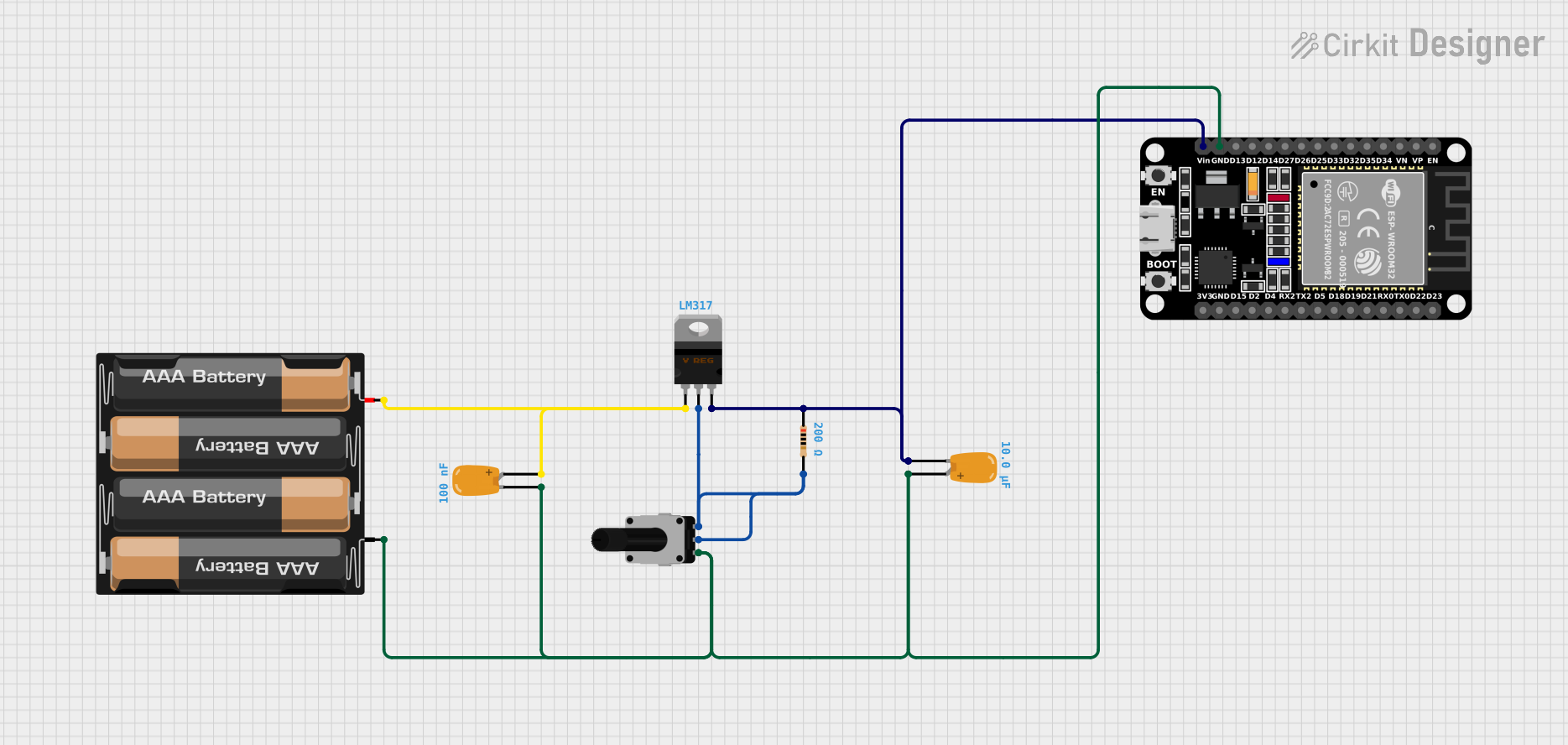 Image of Reciever: A project utilizing LD33 Low-Dropout Voltage Regulator in a practical application