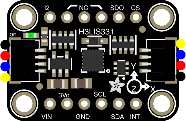 Image of Adafruit H3LIS331 Triple-Axis Accelerometer