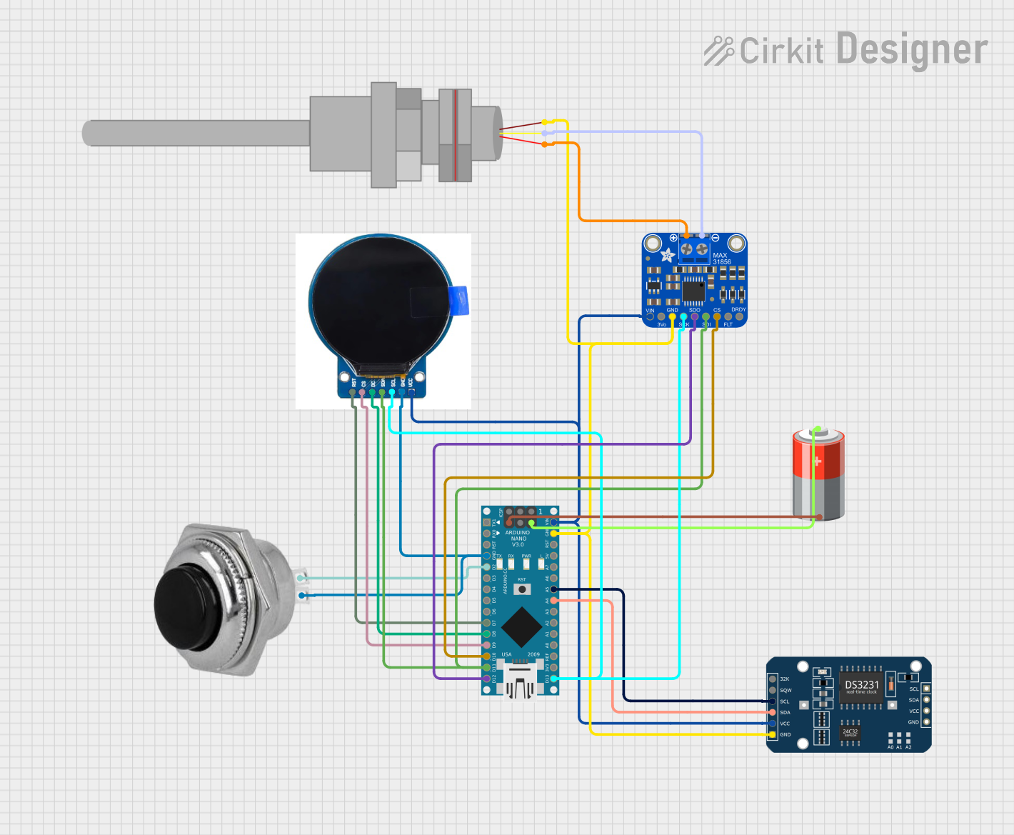 Image of Nils: A project utilizing Adafruit Thermocouple Amplifier with 1-Wire Breakout Board - MAX31850K in a practical application