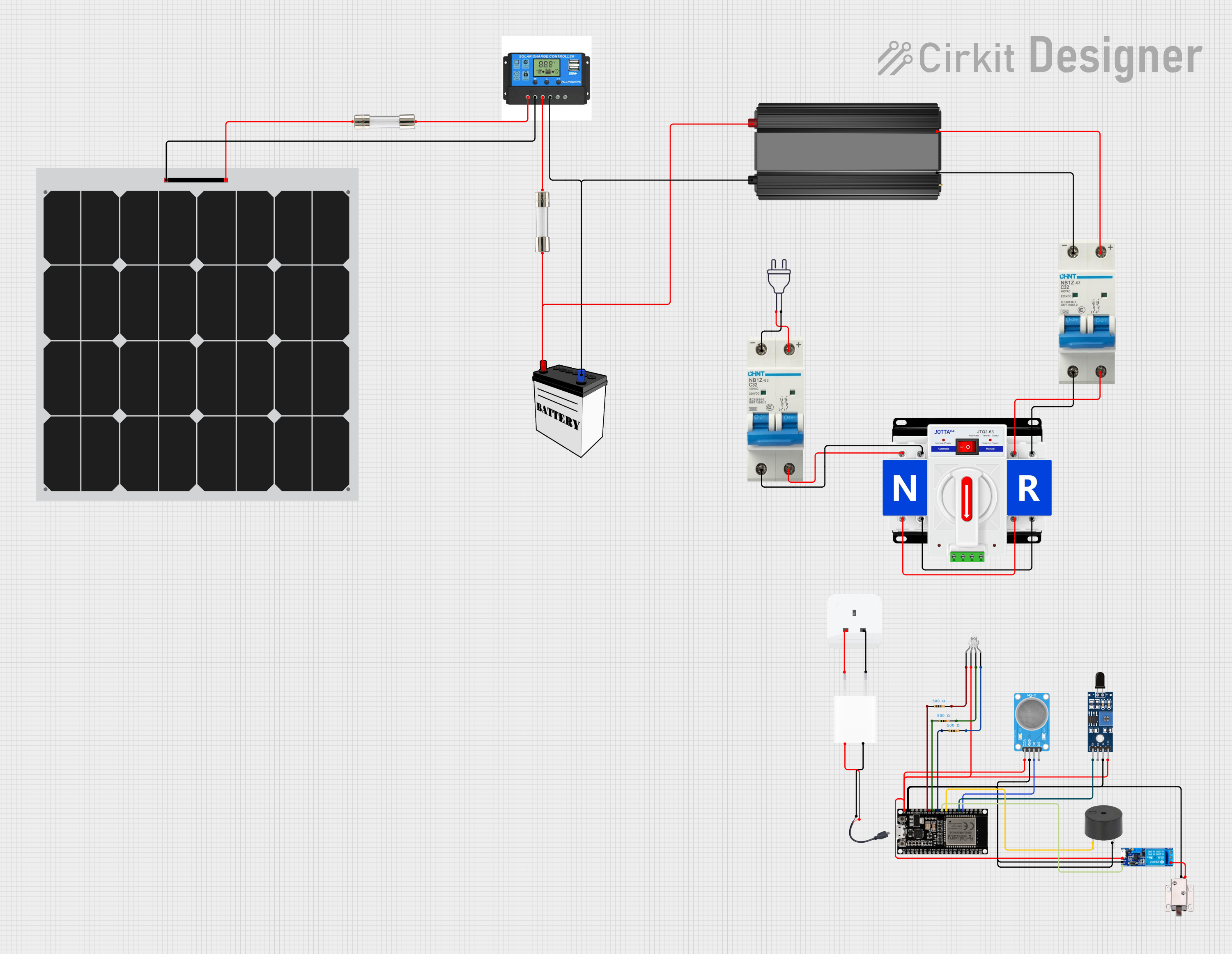 Image of Fire exti: A project utilizing Dual Power Automatic Transfer Switch in a practical application