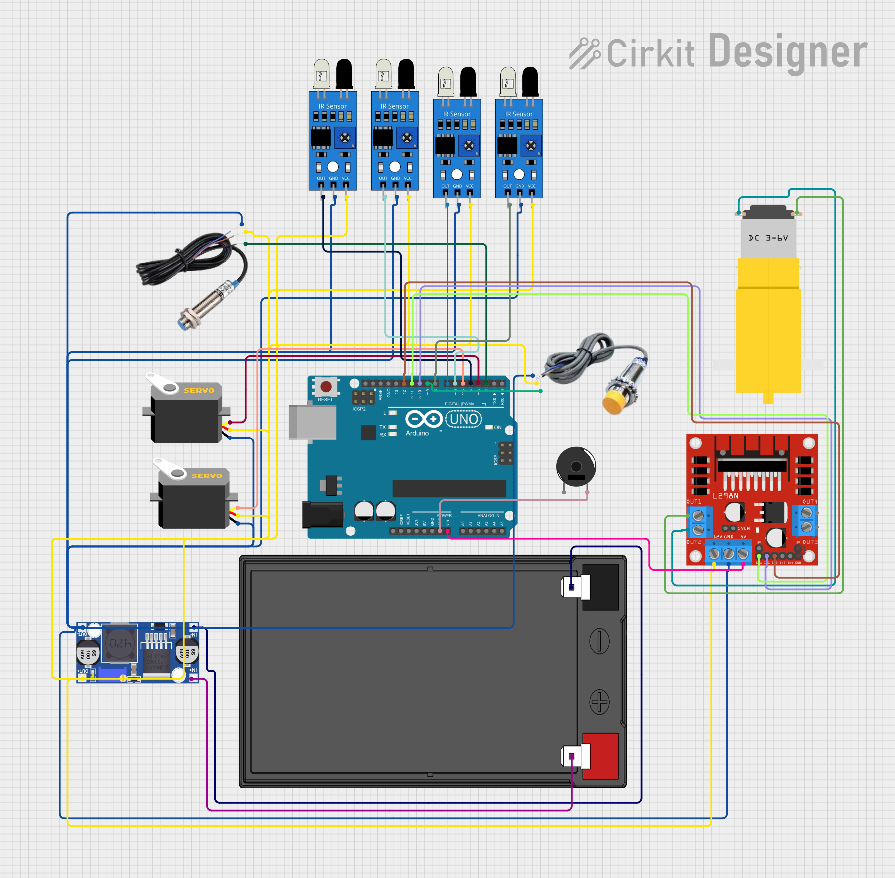 Image of SEGREGATOR: A project utilizing Inductive Sensor in a practical application