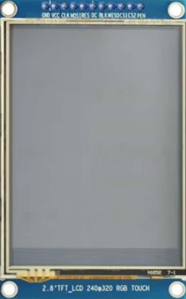 Image of 2.8 inch TFT Display 240*320 pixels with Touchscreen - SPI - ILI9341 - 3.3V