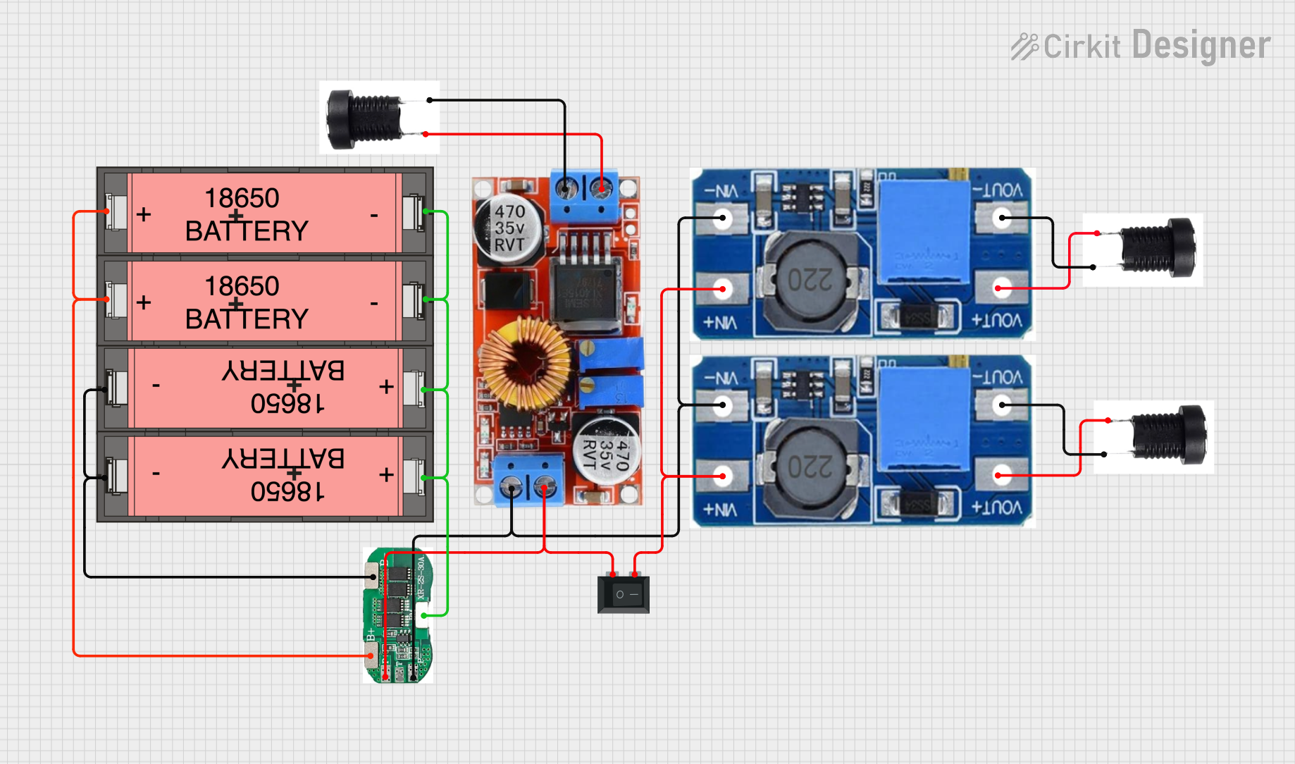 Image of mini ups: A project utilizing 18650 Li-ion Battery in a practical application