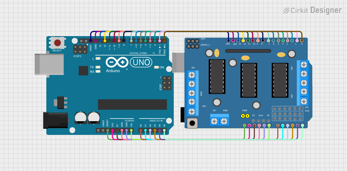 Image of bt car: A project utilizing L298P drive shield in a practical application