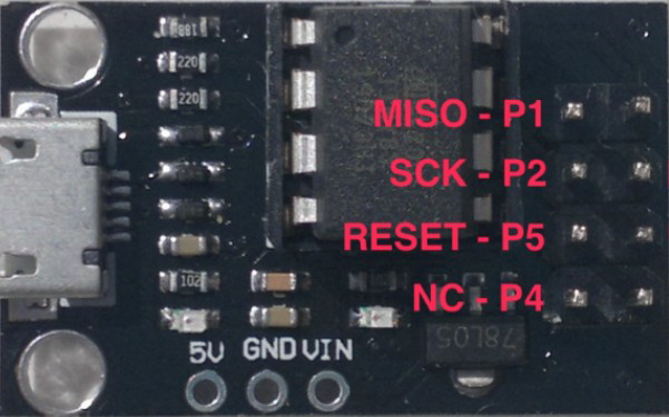 Image of ATTiny85 Development Board