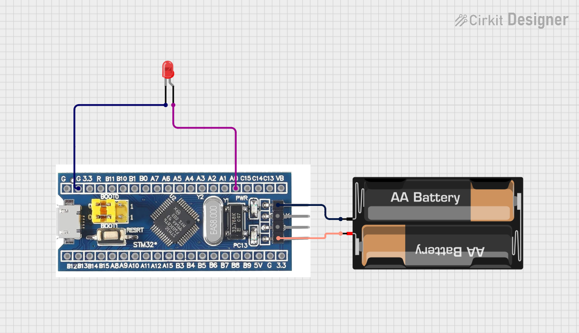 Image of test: A project utilizing STM32F103C8T6(2) in a practical application