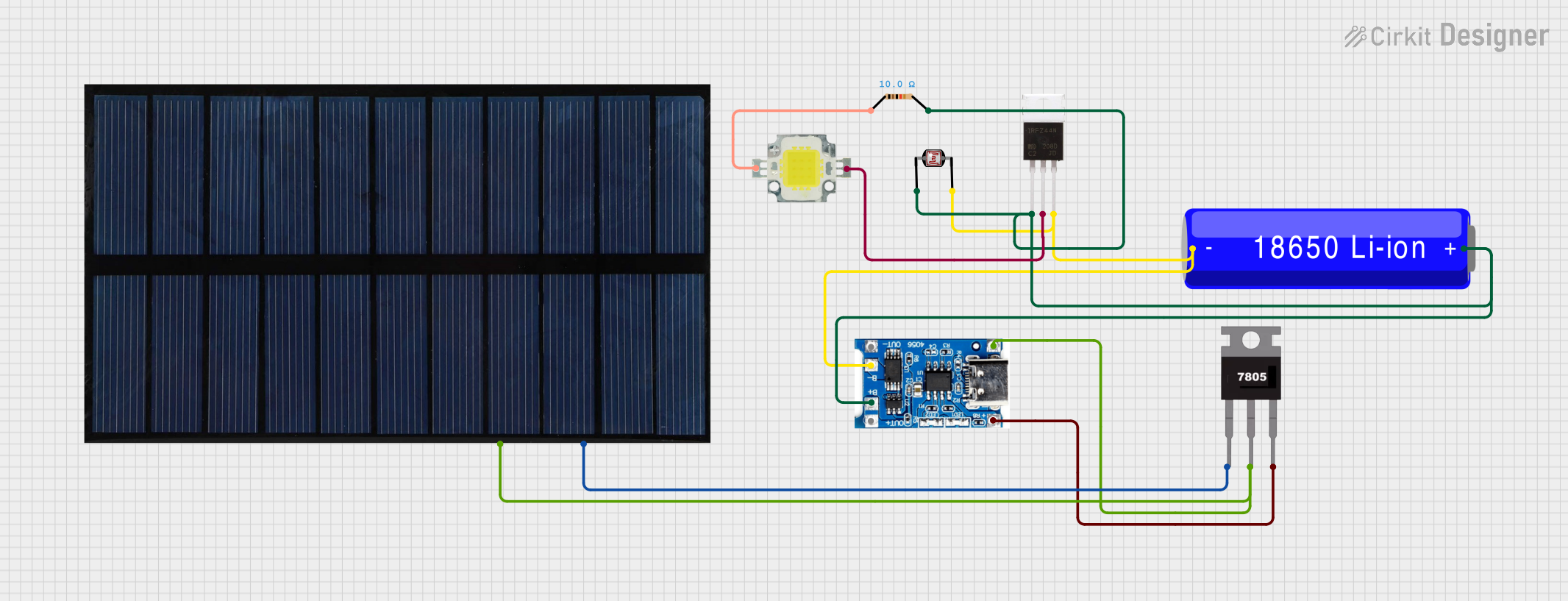 Image of ebt: A project utilizing LM7805 in a practical application