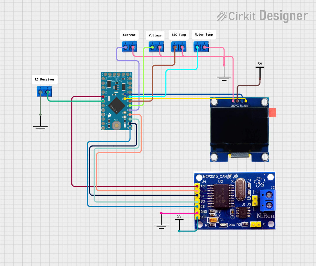 Image of Fly Controller: A project utilizing Arduino Pro Mini in a practical application