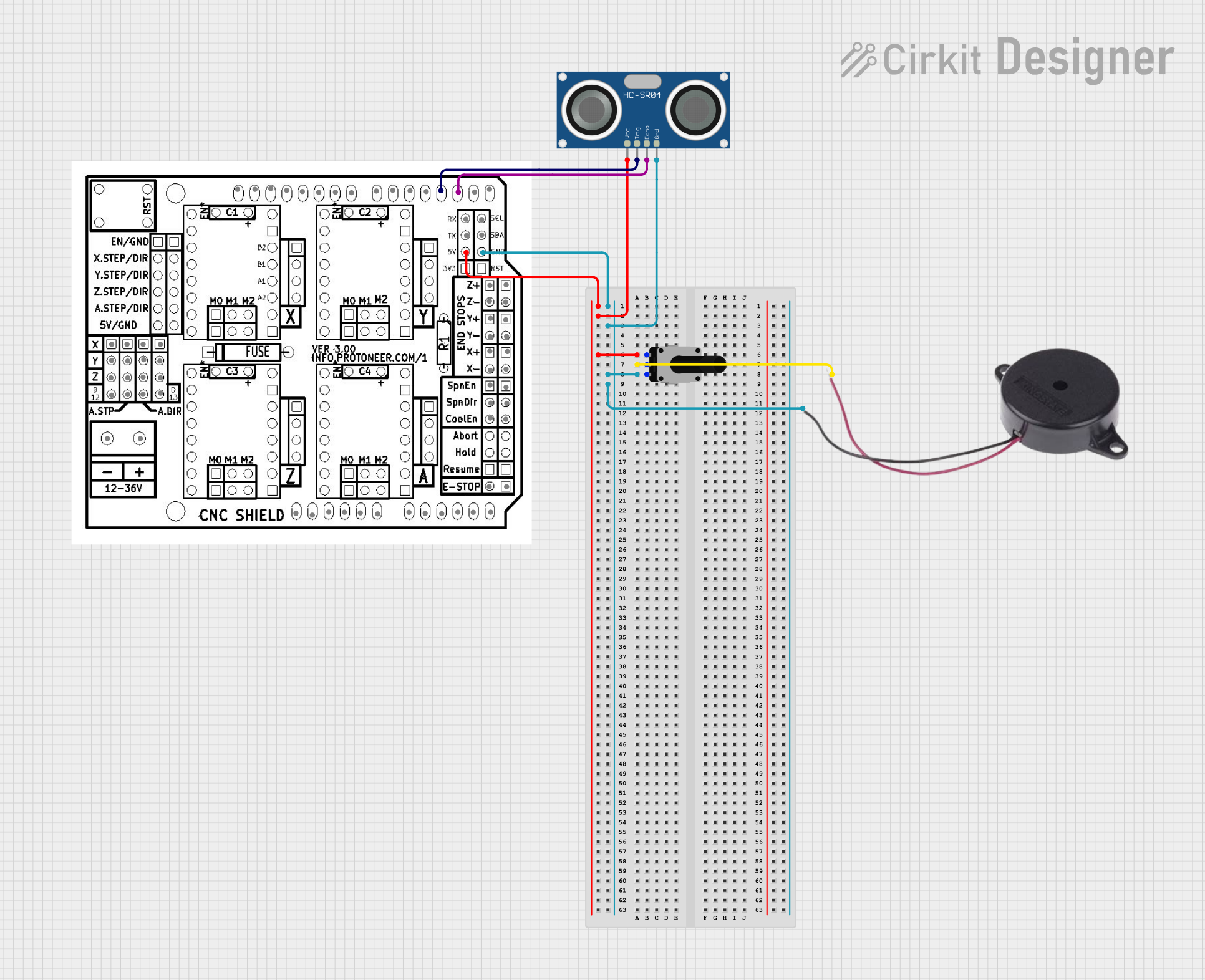 Image of Theremin: A project utilizing CNC shield V3 in a practical application