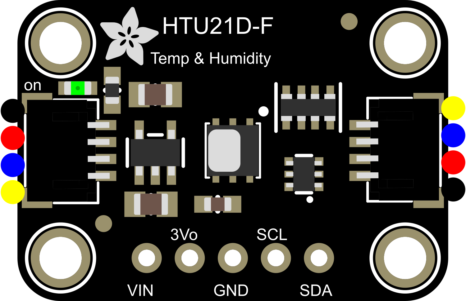 Image of Adafruit HTU21D-F Temperature & Humidity Sensor