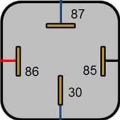 Image of 12v 4 Pin Common Vehicle Relay