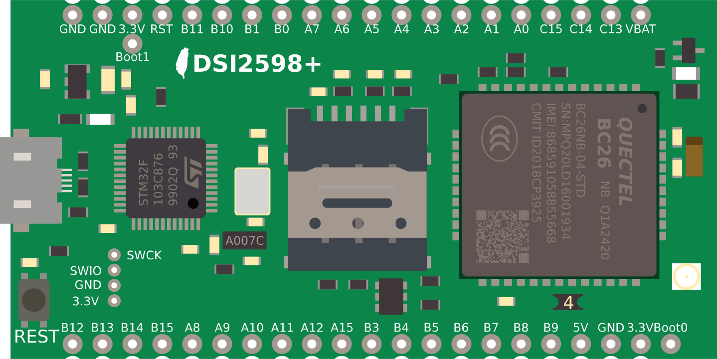 Image of STM32F103C8T6 System Board (Blue Pill) STM32 ARM Core Board (Original) - ChipTronicX