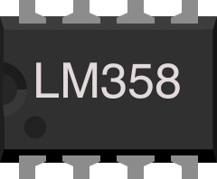 Image of LM 358 Dual Op-Amp