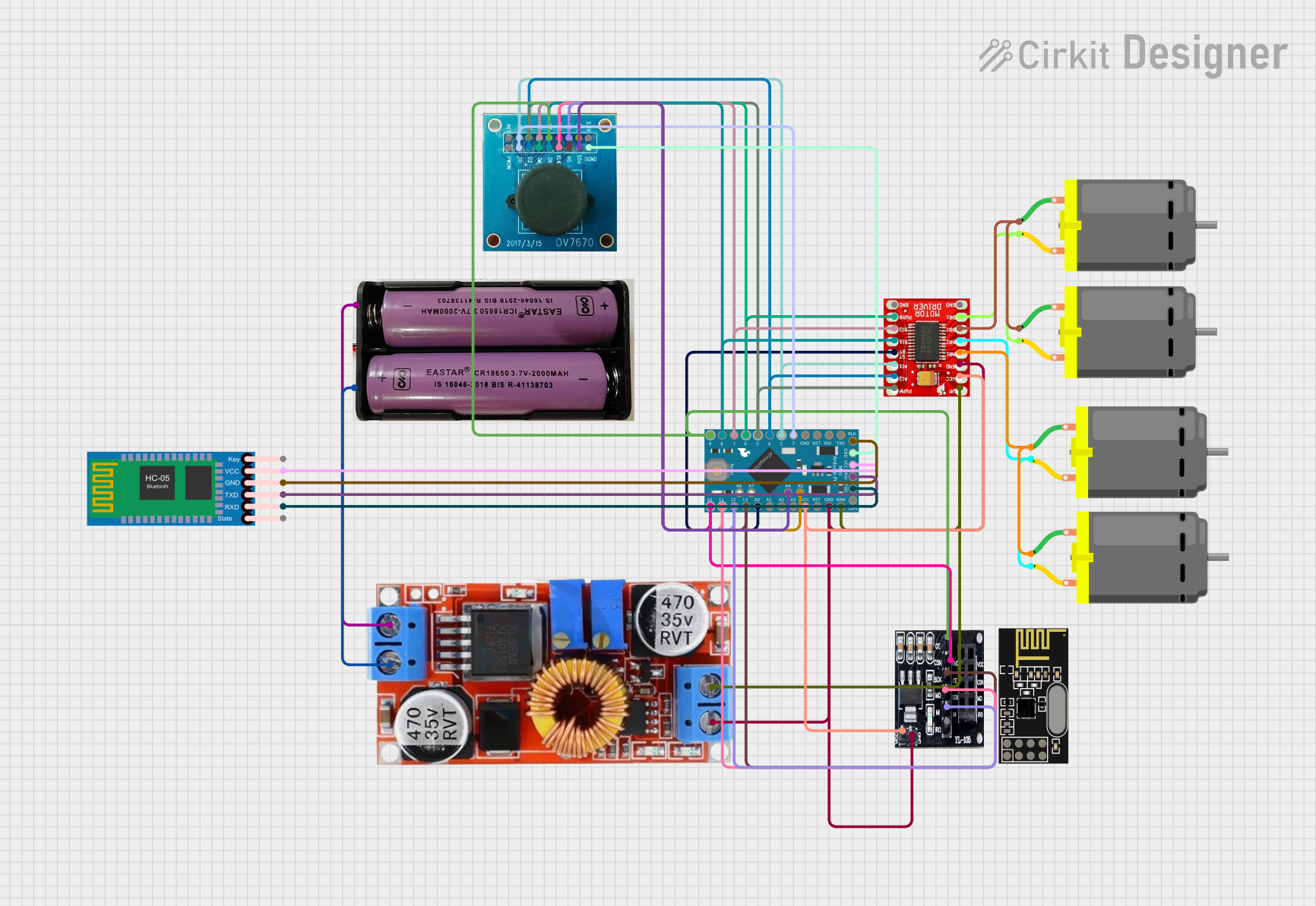 Image of HAND GESTURE CAR: A project utilizing CJMCU 6701 in a practical application