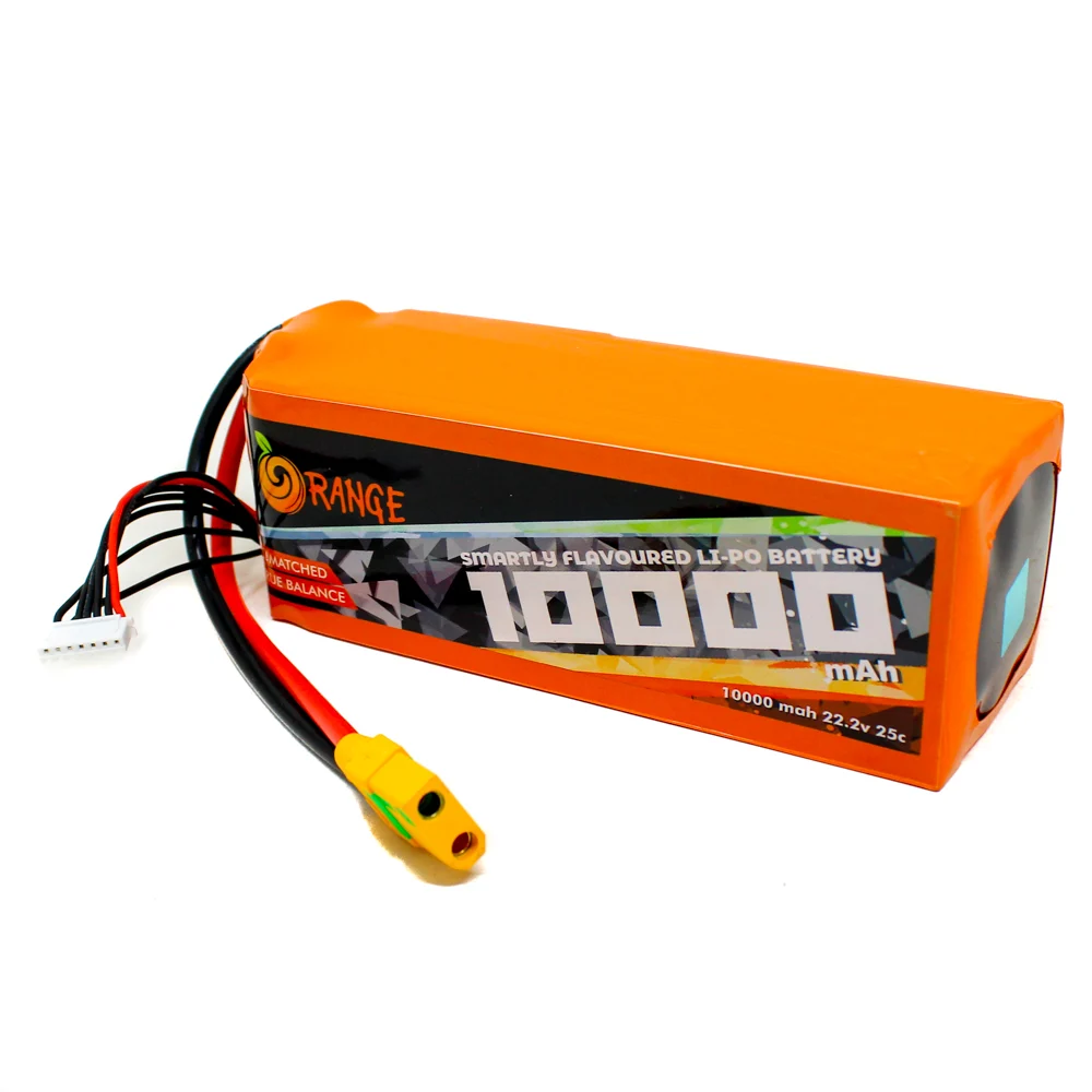 Image of Orange 22.2V Lithium Polymer Battery 10000mAh