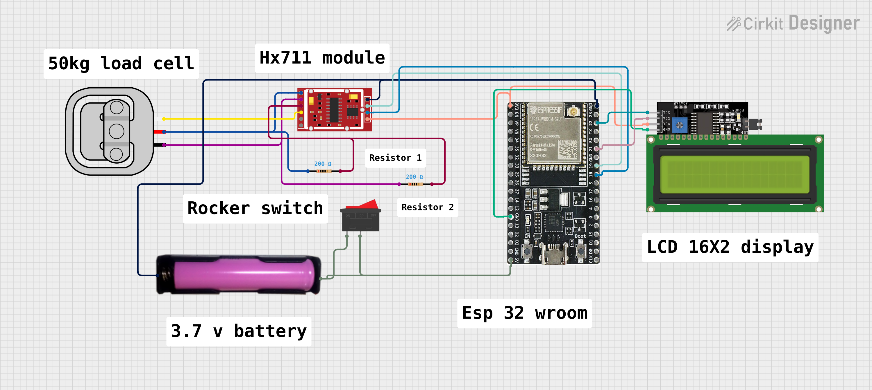 Image of load cell: A project utilizing HW-125 in a practical application