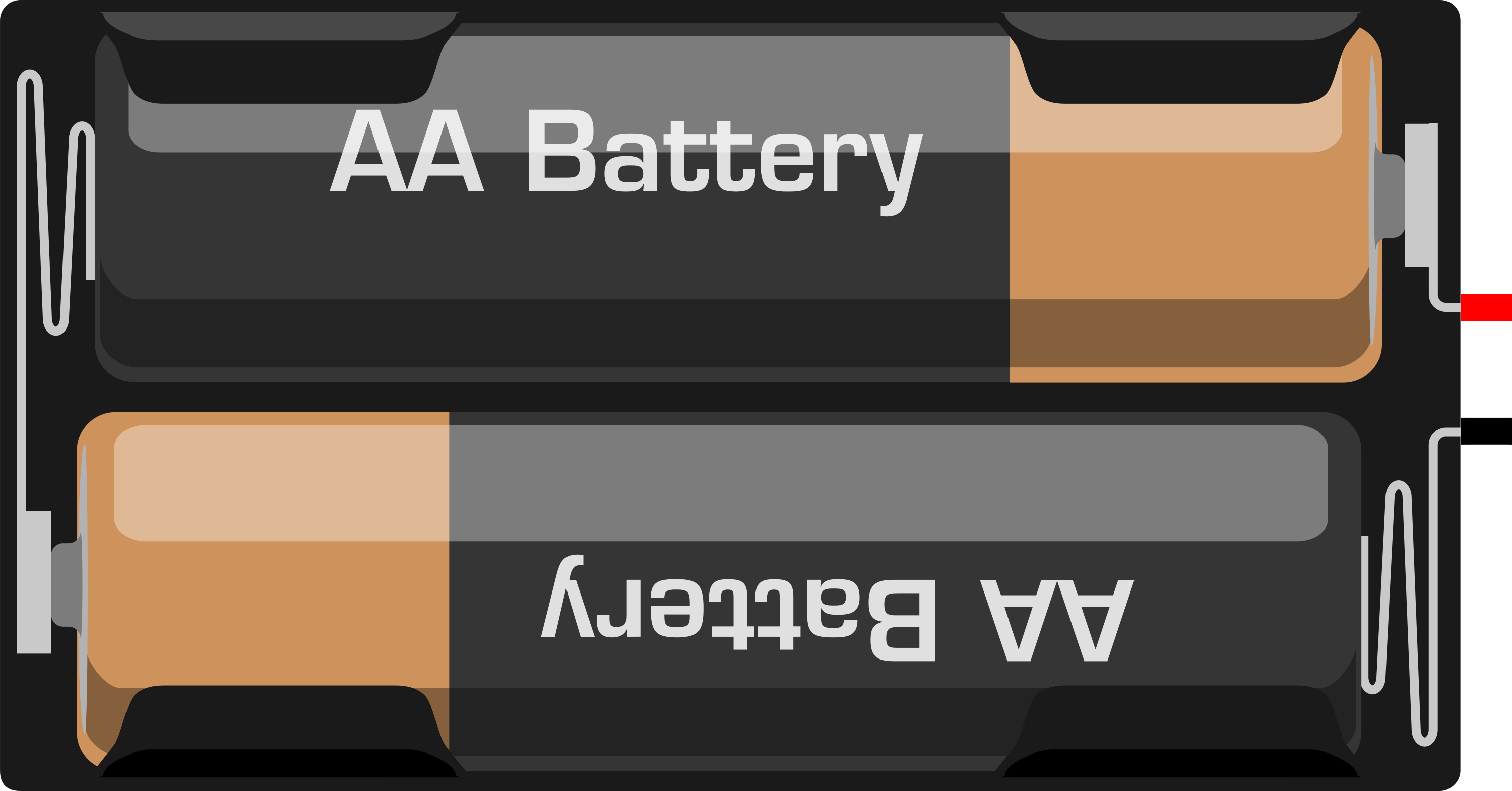 Image of 2 x AA Battery Mount