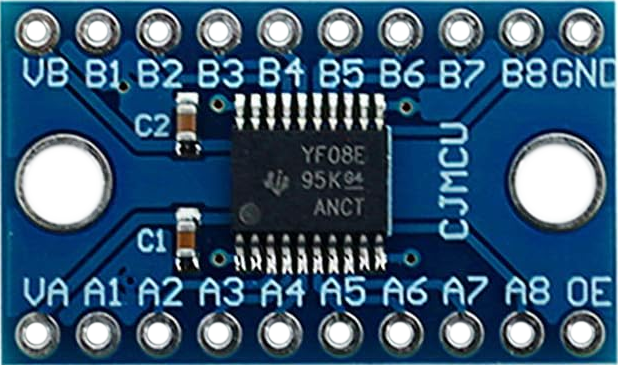 Image of TXS0108E High Speed Full Duplex Shifter 8 Way 8 Channel Logic Level Conversion Module 8-Bit 8 CH