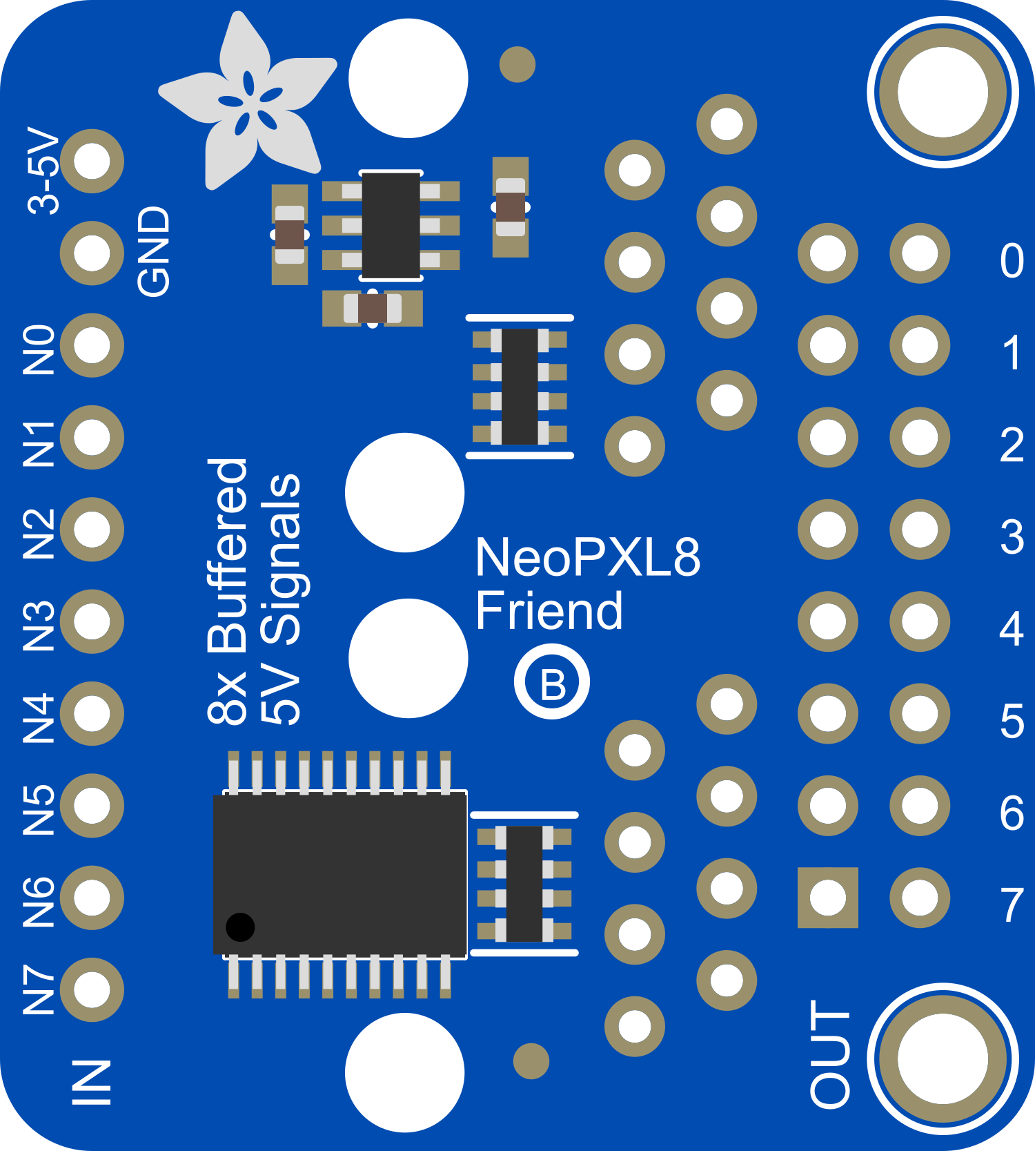 Image of Adafruit NeoPXL8 Friend