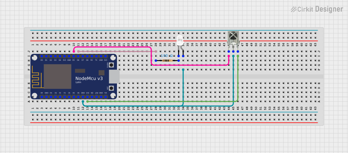 Image of IRcontroler: A project utilizing Modulo Led Infrarrojo Receptor in a practical application