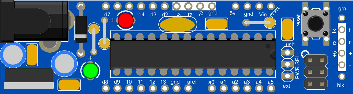 Image of Adafruit DC Boarduino